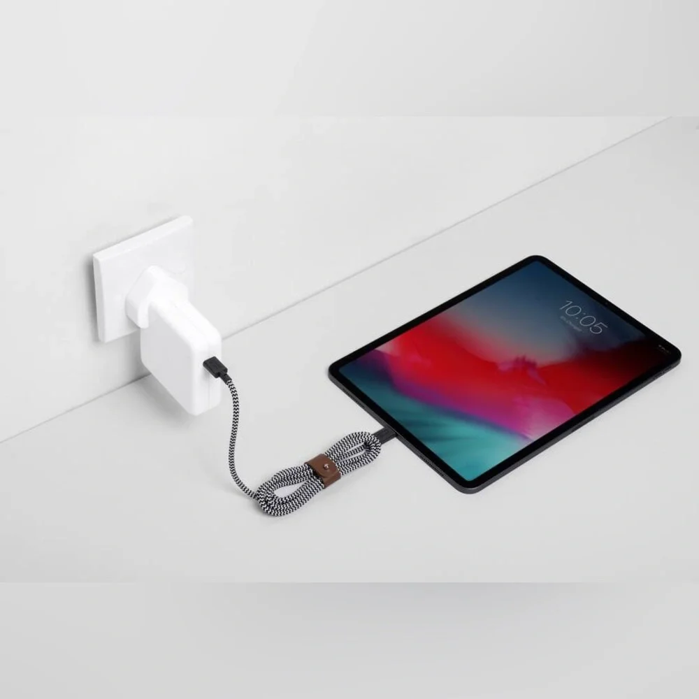 Native Union 4 Feet Belt Cable (USB-C to USB-C) - ZEBRA